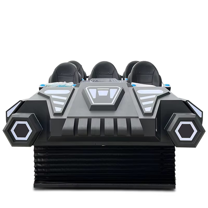 9D 360-Degree VR Motion Simulator Machine | Multi-Seat Virtual Reality Cinema Ride for Theme Park  Arcade