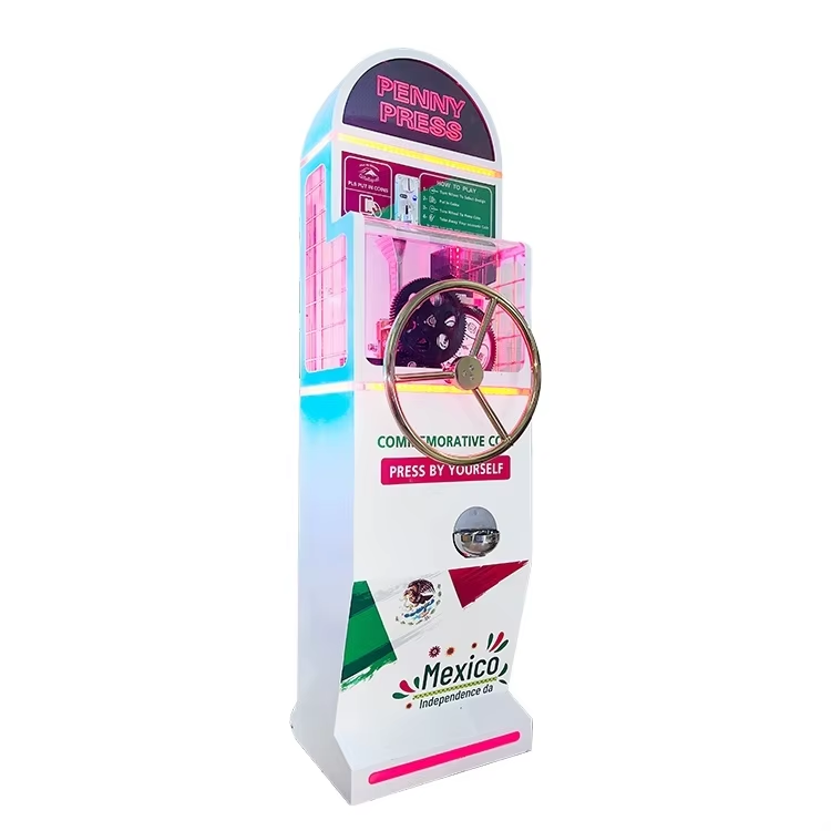 Commercial Pressing Machine for Sale Museum Collectible Hong Kong Model US Suvenir Digital Commercial Pressing Machine