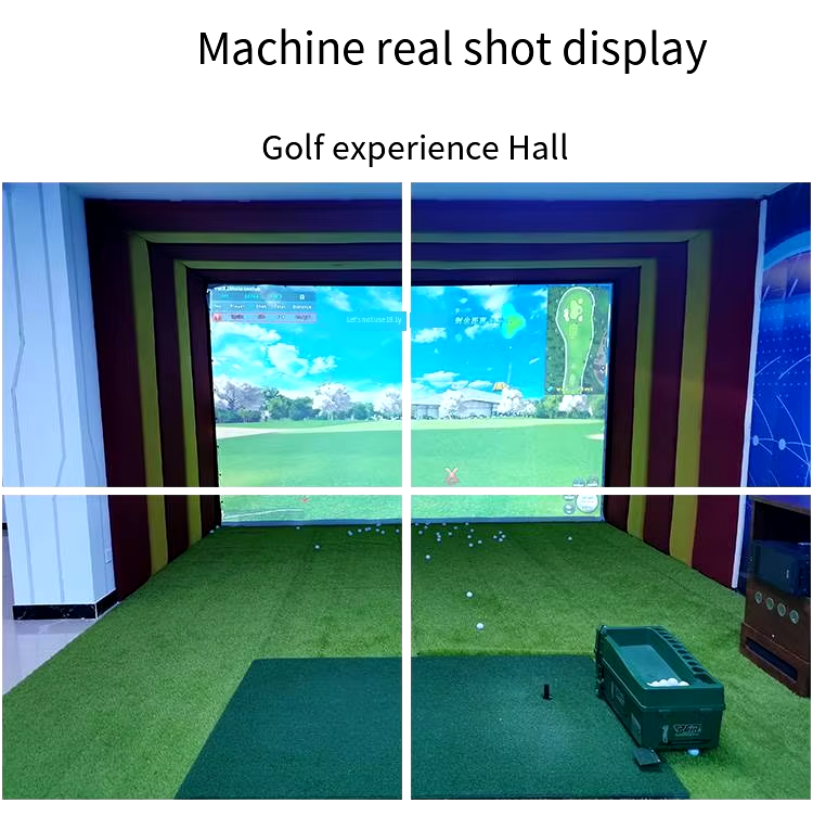 Holographic Projection Indoor Simulation Golf Game Equipment Sports Driving Range Simulator