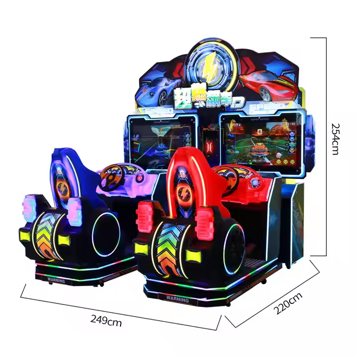 Dual PK Online Racing Simulator Most Fun City Arcade Coin-Operated Racing Game Console English Language