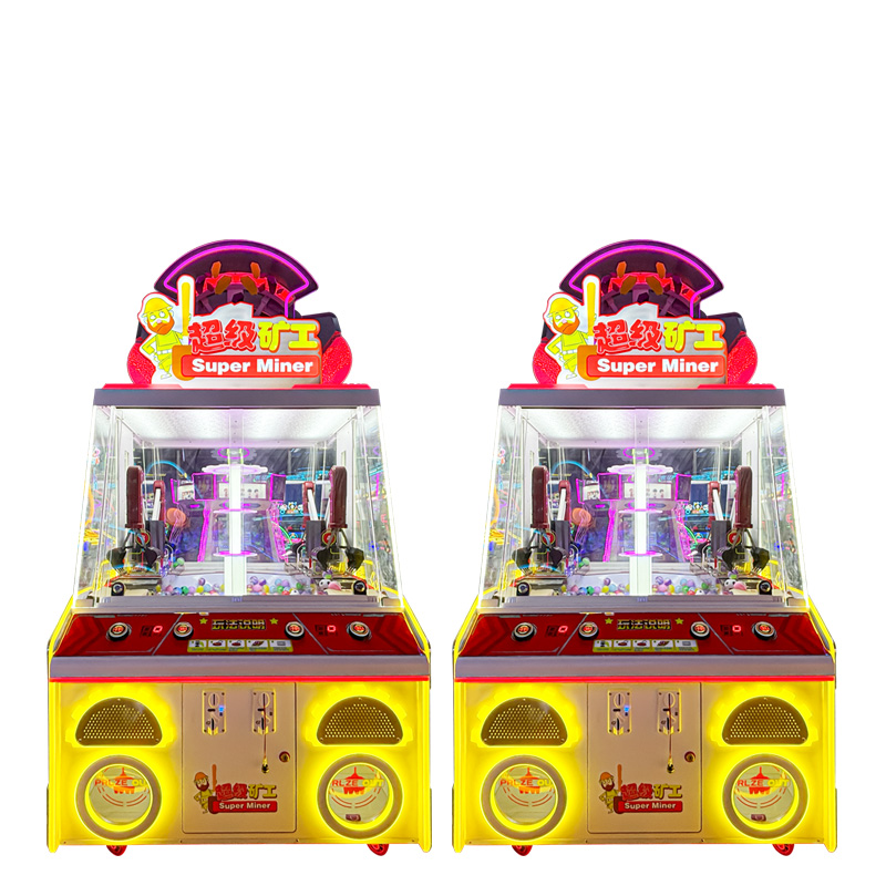New Commercial Children's Coin-operated Super Miner Double-claw Gift Game Machine
