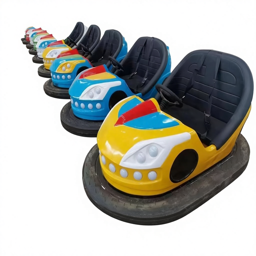 Fiberglass Bumper Cars Amusement Park Equipment Drifting Collision Ride 200kg Capacity Direct Supply Manufacturer