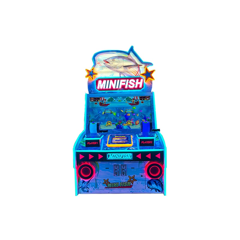 Double Player Coin Operated  Fishing Arcade Machine 12V VGA English City Entertainment Equipment Double Fishing Game