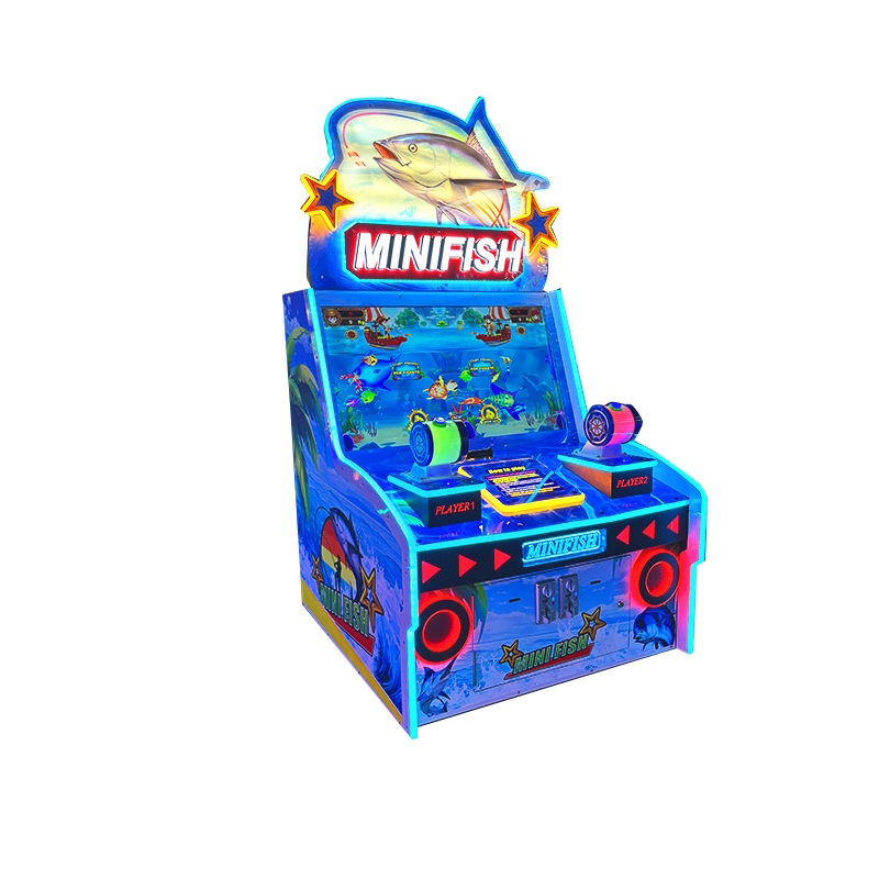 Double Player Coin Operated  Fishing Arcade Machine 12V VGA English City Entertainment Equipment Double Fishing Game