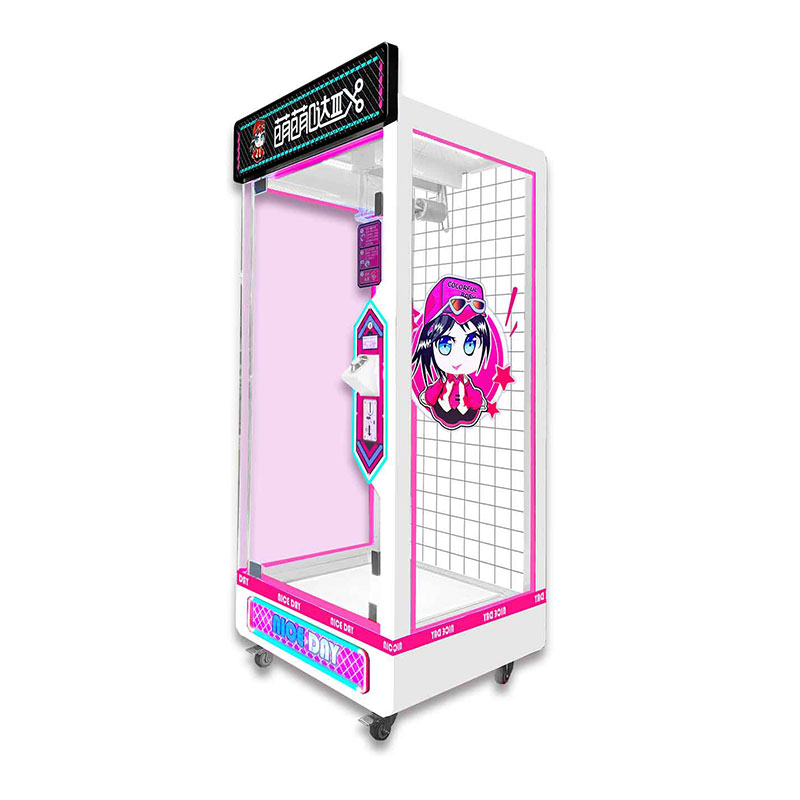 Meng Meng Da Da Jia Scissors Machine | Precision Claw Control Metal Scissors Claw Machine Dynamic LED Lighting Universal Voltage