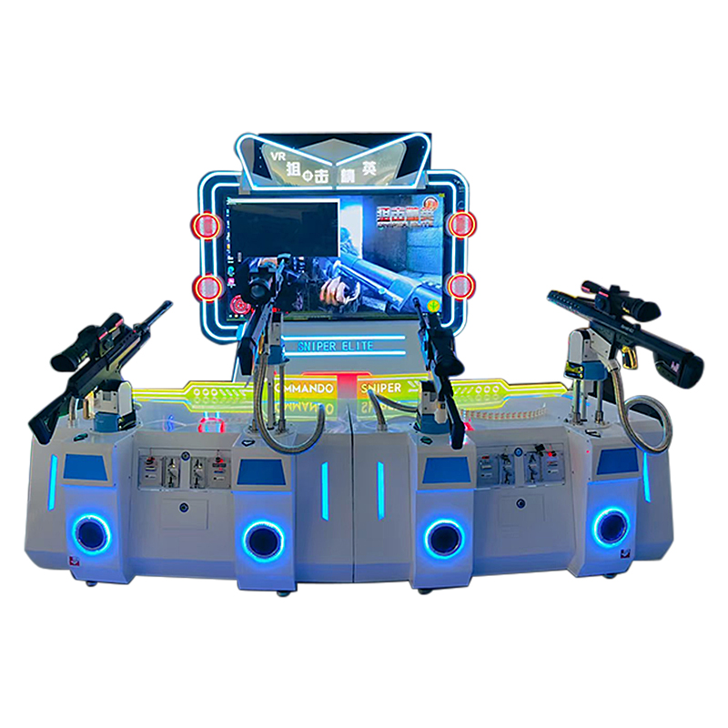 Arcade Shooting Game Machine Gun Simulator Coin Operated Video Game Equipment Interactive Laser Target System for Amusement Park