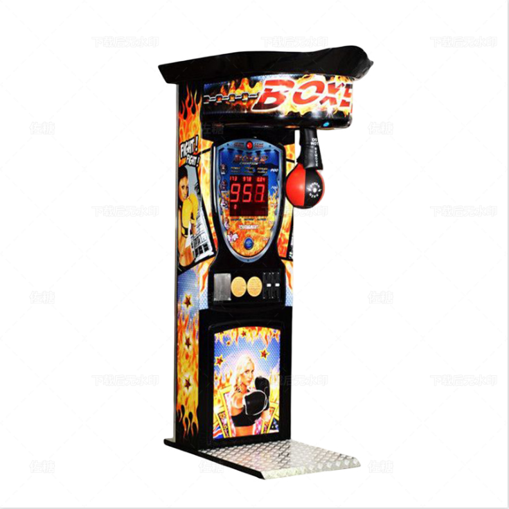 Coin Operated Boxing Game Machine for Fitness Exercise and Entertainment Mall Equipment Used for Sale