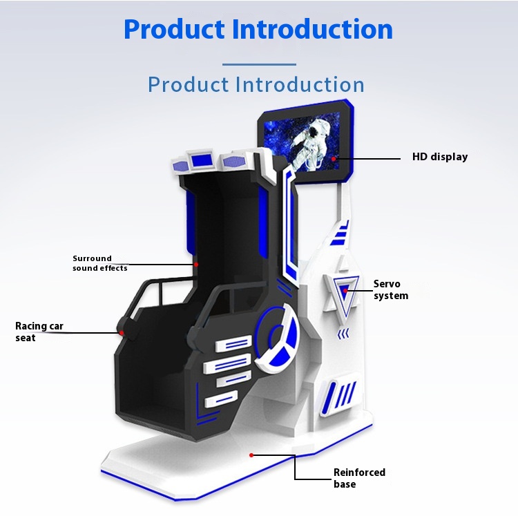 Single VR360 Rotating Platform Large Indoor VR Simulator Equipment with Rotating Seat Somatosensory Experience Hall Features