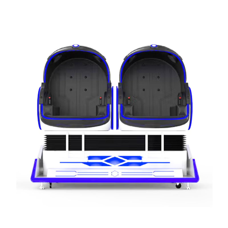 9D VR Egg Chair Simulator 2-Seat Roller Coaster Virtual Reality Cinema Indoor Outdoor Game Houses Theme Parks Durable Metal