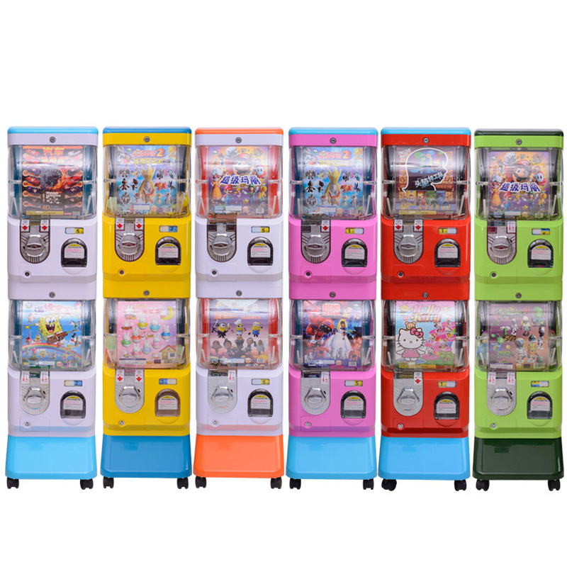 Hot Sale Coin Operated Egg Twister Toy Card Mini Capsule Gashapon Vending Machine Candy Gift Egg Twister Vending Machine