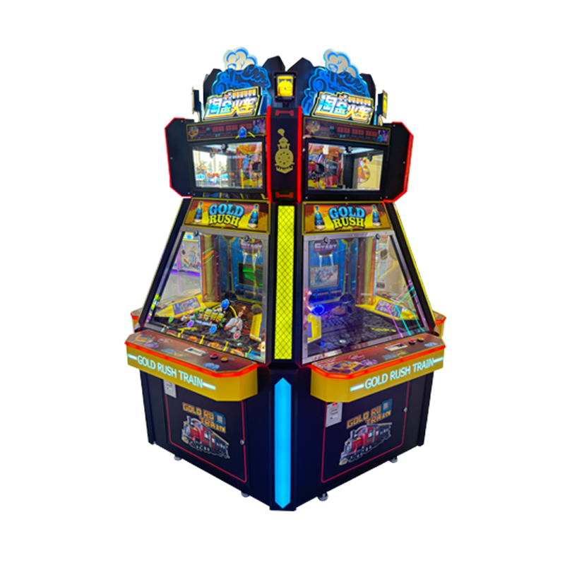 Gold Rush Train Arcade Game Machine Coin-Operated Gaming Equipment for Amusement Parks