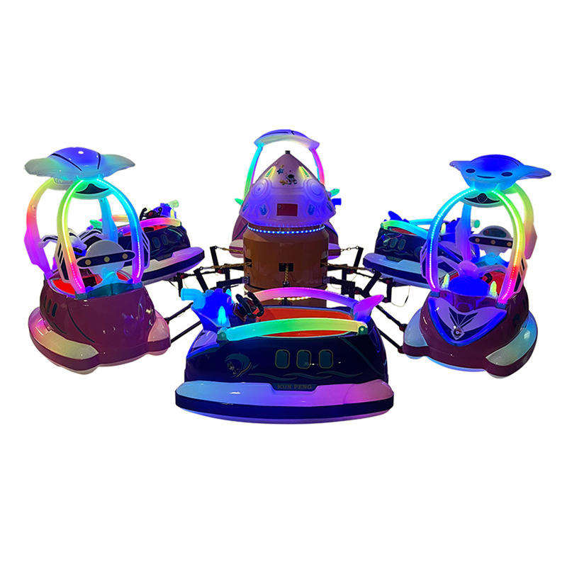 Outdoor Carousel 6 Seats 12 Seats Electric Carousel Cartoon Version of Children's Outdoor Amusement Park Carousel for Sale