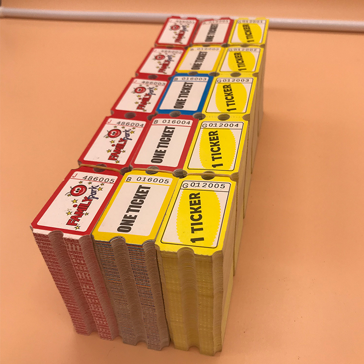 YOYO for Coin Pusher Amusement Park Lottery Tickets Customized Gift Redemption Tickets Anime Long Short Half Miscellaneous