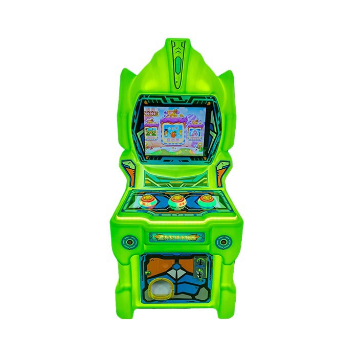 Cool Play Mecha Children's Electronic Coin-Operated Plastic Single Player Game Machine Shooting Racing Various Games Arcade
