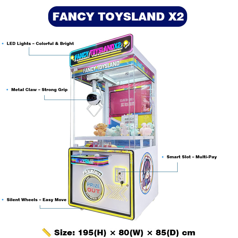 Claw Machine Prize Out Machine Arcade Toy Catcher Game Machine Amusement Equipment Coin Operated Gift Catching Machine