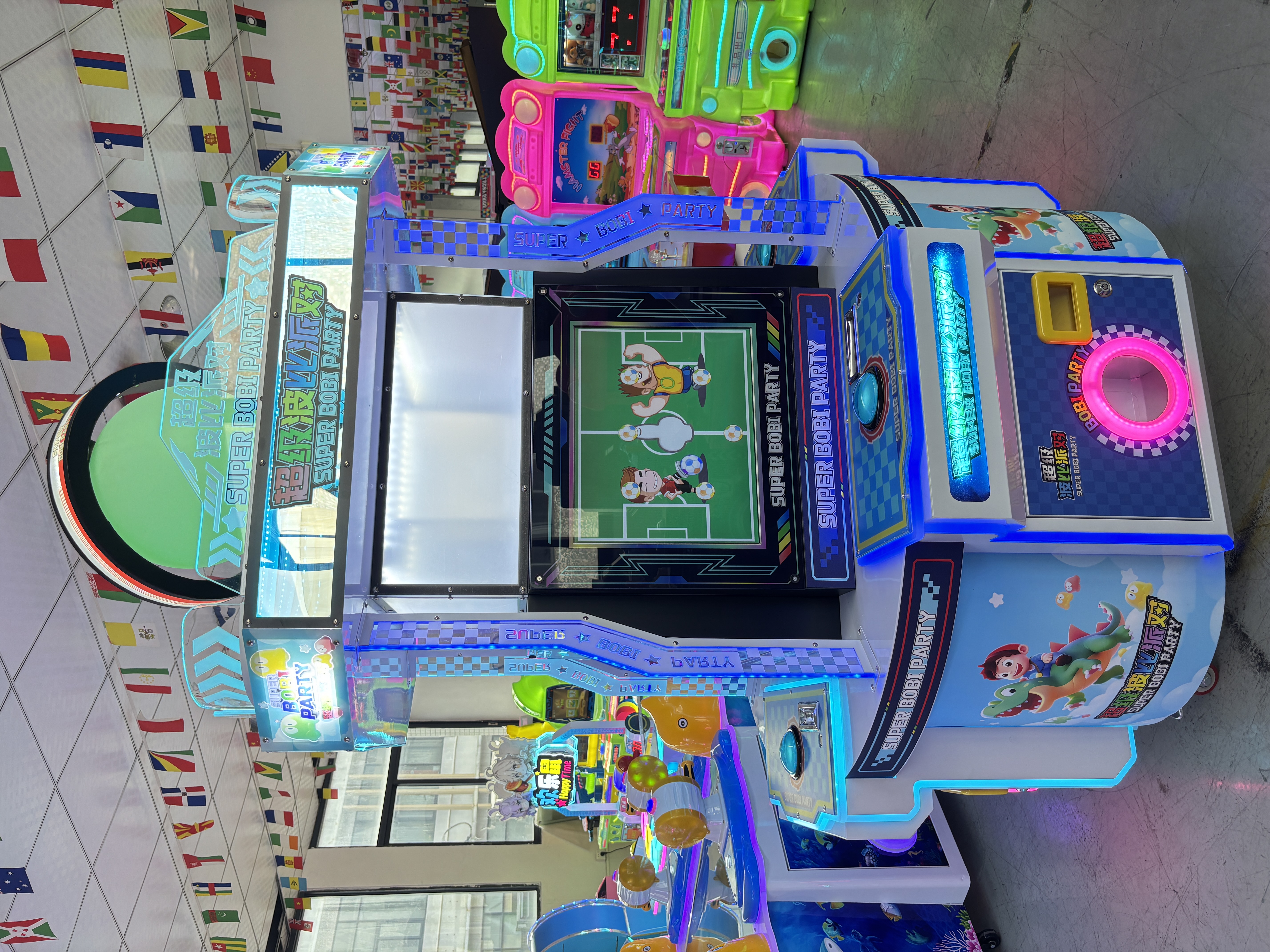 Super Bobby Party Multi-player Children's Interactive Arcade Game Machine Indoor Playground Play Equipment Toy