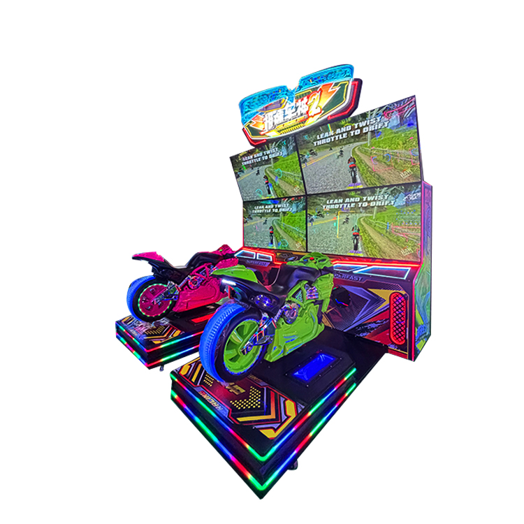 Most Popular Simulated Motorcycle Coin-Operated Arcade Machine Children's Entertainment Console for Motorcycle Games Game