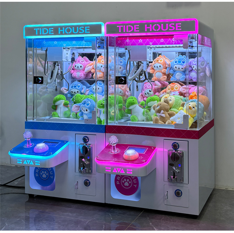 Wholesale Keyquest Mini Claw Machine Plush Material Table Top Prize Claw for Kids Coin-Operated Desktop Claw Machine