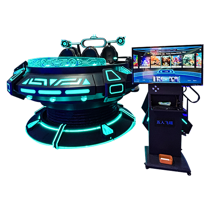 VR Simulator Motion Ride Machine Interactive Flight Theater Virtual Reality Amusement Equipment Multi Player Dynamic Game Chair