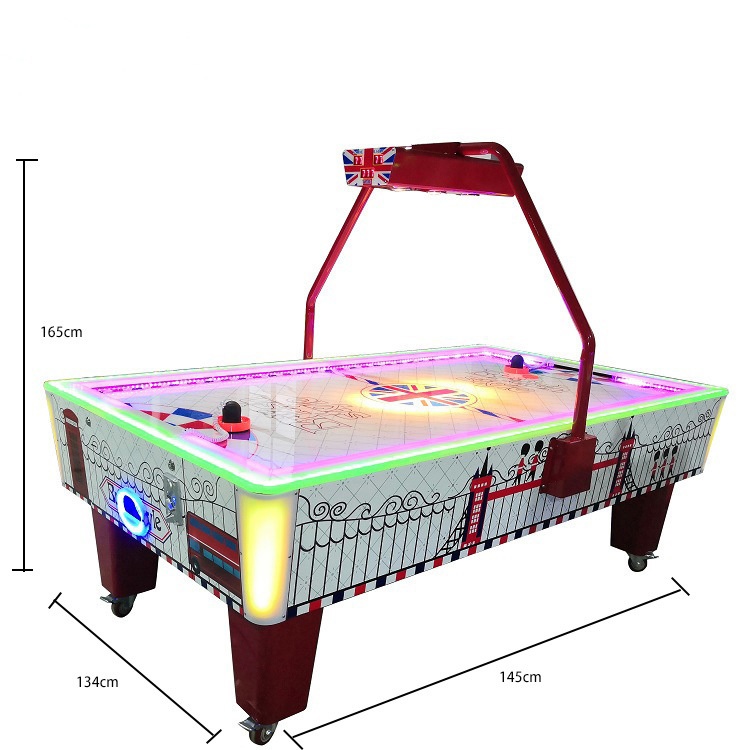 British Style Hockey Game Machine Tabletop Ice Hockey Game Two-Player Adult Indoor Mall Arcade Entertainment Equipment Acrylic