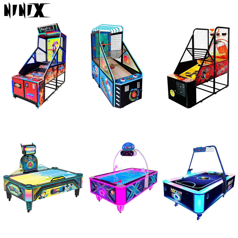 High Quality Coin Operated Indoor Domestic  Amusement Boxing Hitting Machine Street Basketball Arcade Game Machine