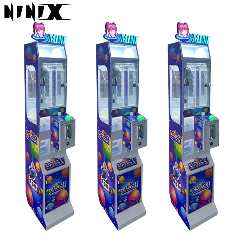 Mall Mini Coin Claw Crane Arcade Toy Vending Machine Plush Gift Children's Play Center Mini Claw Machine