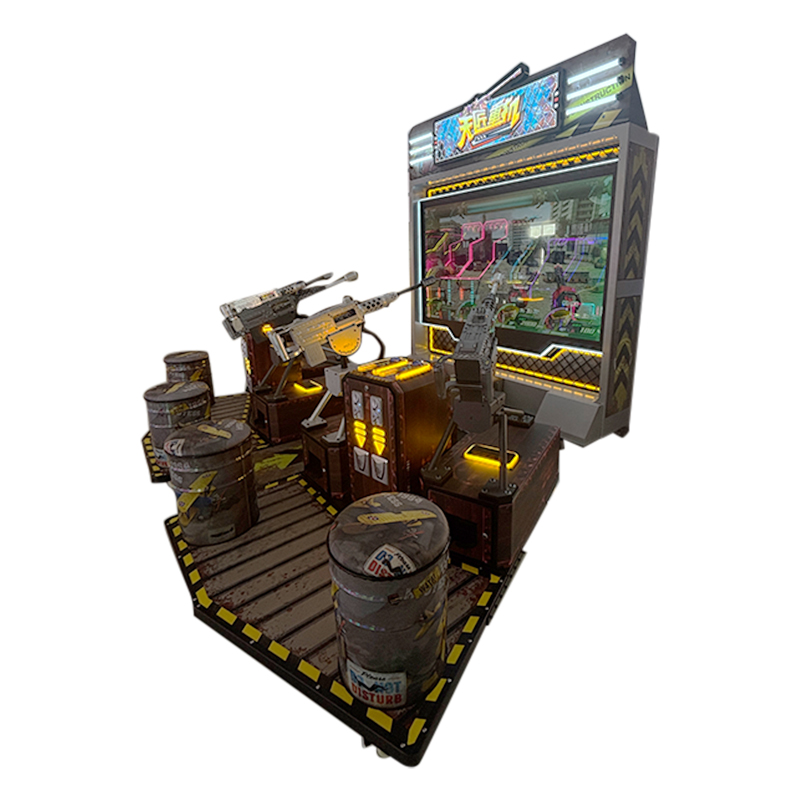 Four-Player Coin-Operated Shooting Simulator 