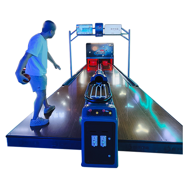 Indoor Coin-Operated Mini Bowling Arcade Machine Metal 2 English Version Amusement Game Equipment for Entertainment Venues