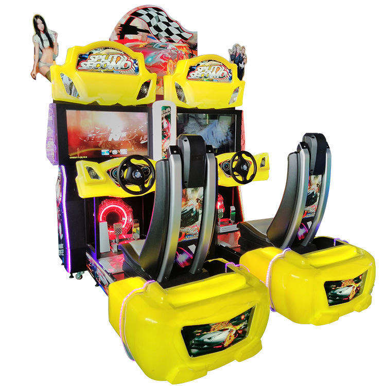 High Quality Coin-Operated Arcade Racing Simulator Game Center Ride-on Car Console Online Amusement Machine
