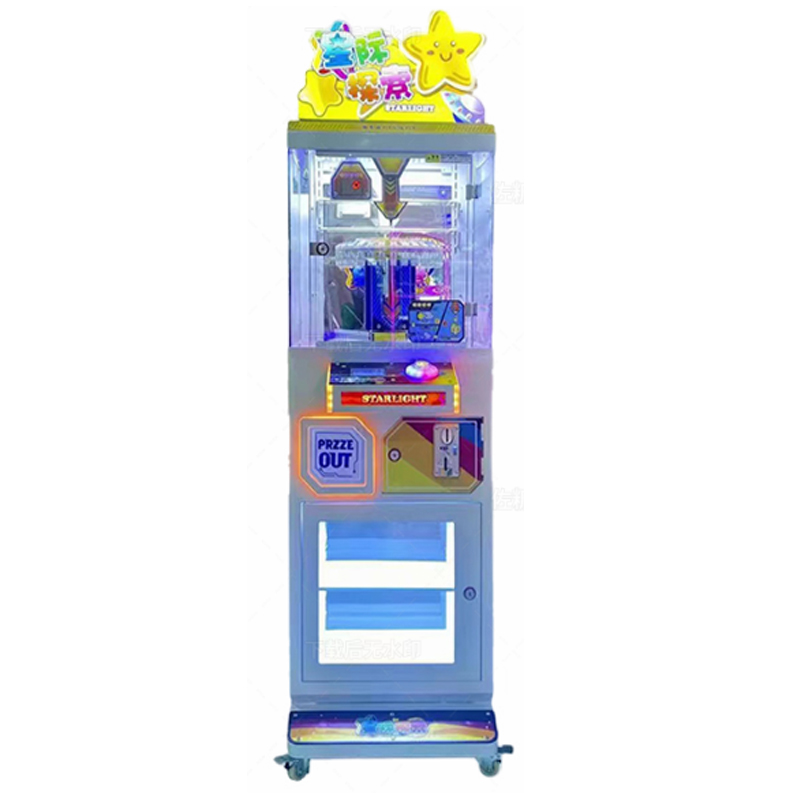 Mini Electronic Custom Personalized Rabbit Prize Gift Game Machine Coin Operated Space Clip Claw for Pillow Plush Doll Space