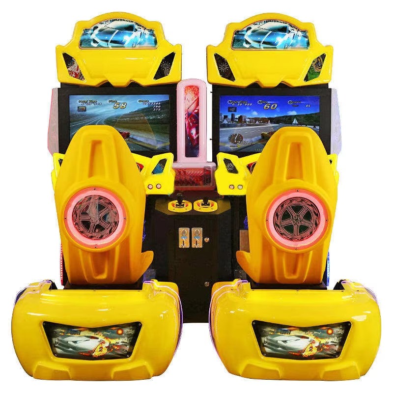 Arcade Racing Car Upright HD Speed Racing Arcade Game Machine Indoor Amusement Super Hotselling 2 Car Driving Simulator