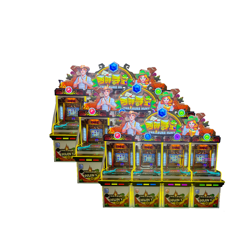 Treasure Hunt Themed for Metal Arcade Game Machine Multi-Plug Compatibility (EU/US/UK/AU) English for Game Centers