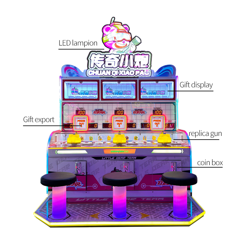 Factory Direct Children's Pinball Shooting Game Machine Coin Operated Ball Shooting Gift Game Machine