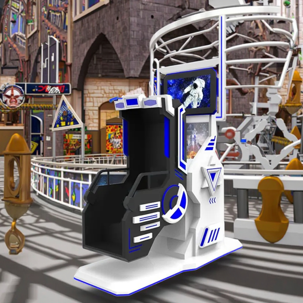 Single VR360 Rotating Platform Large Indoor VR Simulator Equipment with Rotating Seat Somatosensory Experience Hall Features