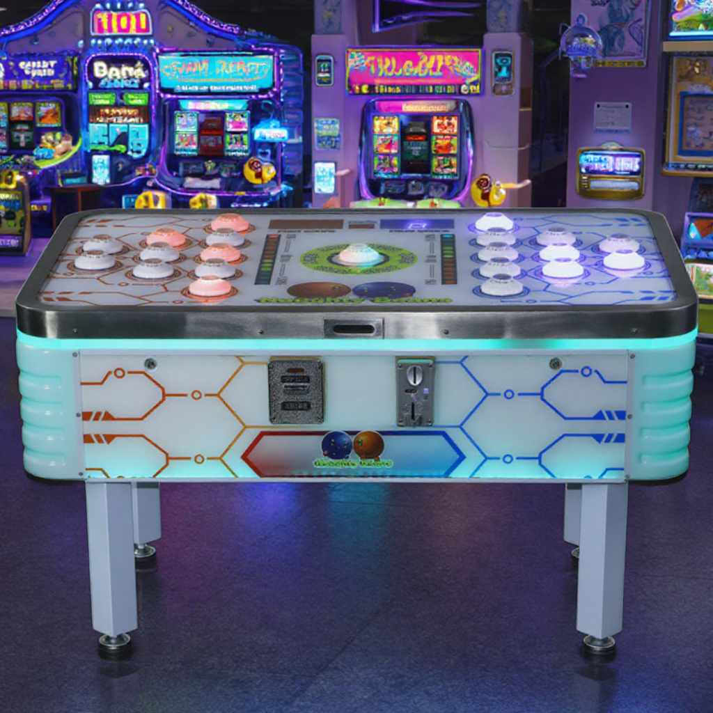 Coin-operated two-player battle in the shopping mall, Paipaile Amusement Park, thrilling PK game console arcade