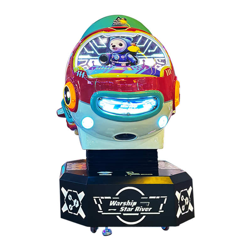The Popular Arcade Mall Has Cute Single-player Rocking Cars and Coin-operated Game Machines for Arcade Games.