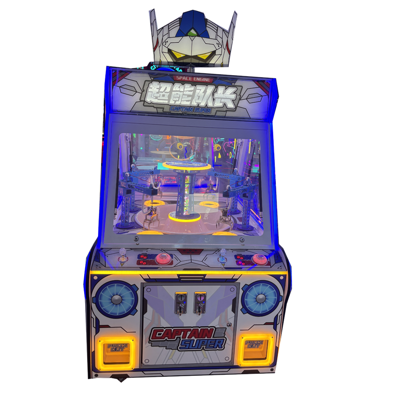 Colorful Plastic Toy Crane Simulator Vending Machine Coin-Operated Joystick Controlled for Shopping Mall Gift Giving