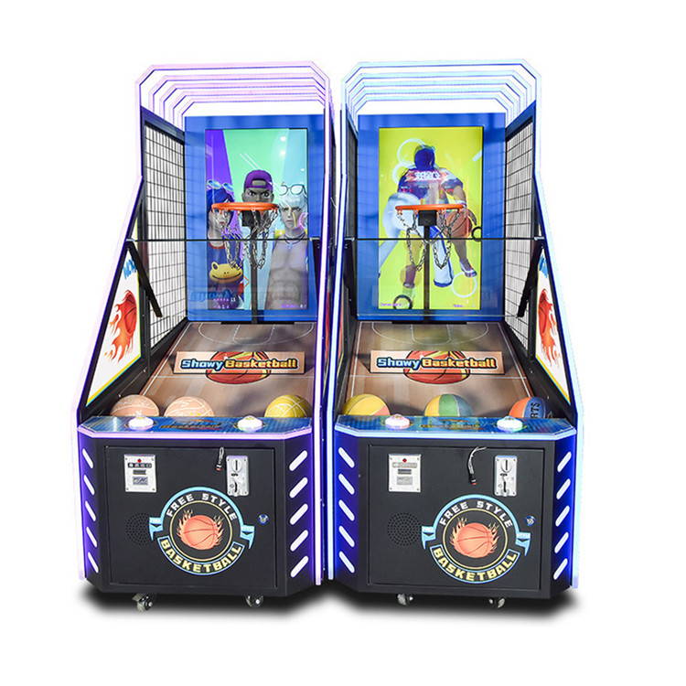 Mall Indoor Sports 42-inch LCD Screen Children's Basketball Machine Coin-operated Arcade Game Console Basketball Machine