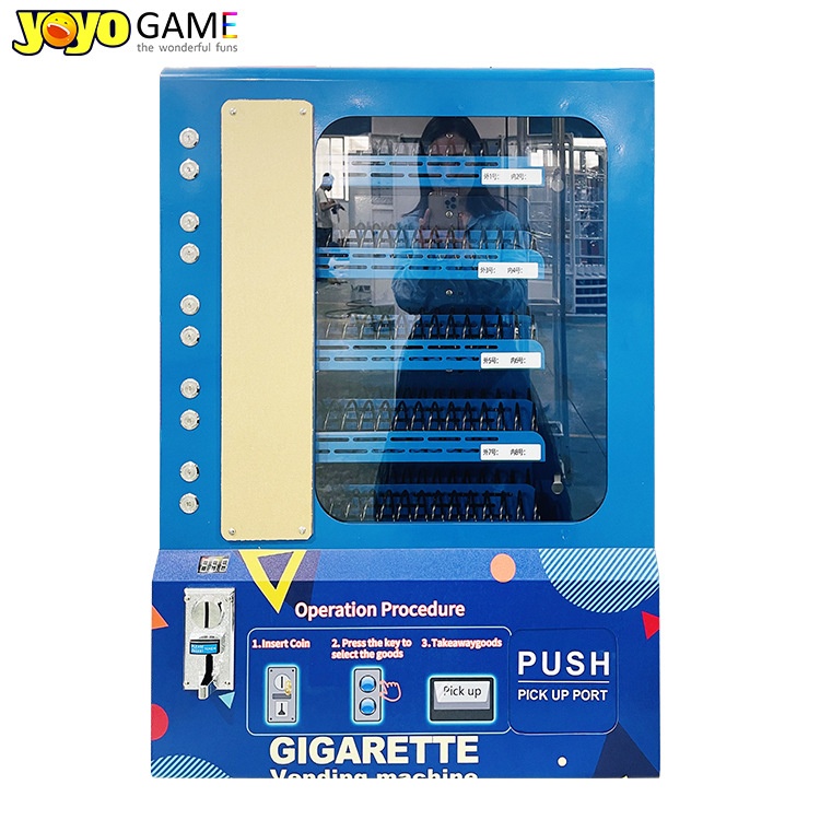 Wall-Mounted Small Automatic Vending Machine Cigarettes Masks Laundry Detergent Self-Service Coin-Operated No Warranty Exported