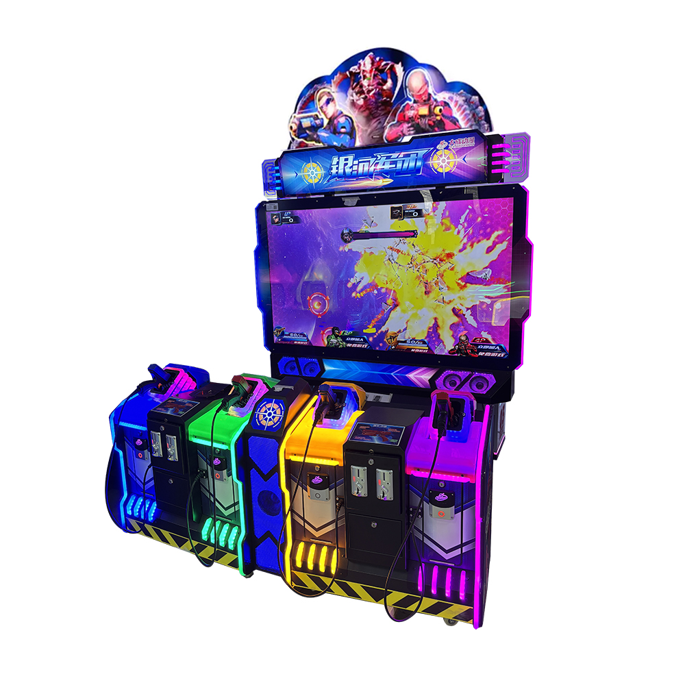 The New Hot Coin-operated Electronic Shooting Game Console galaxy Rangers Dynamic Pistol Arcade Shooting Simulator