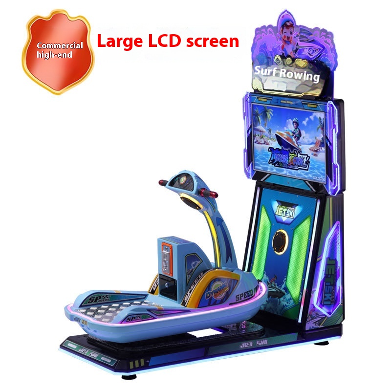 Factory Direct Sale New Coin-Operated Toy Car Electric Knight Kids Simulator Surfing Racing Boat Game Machine for Baby Children