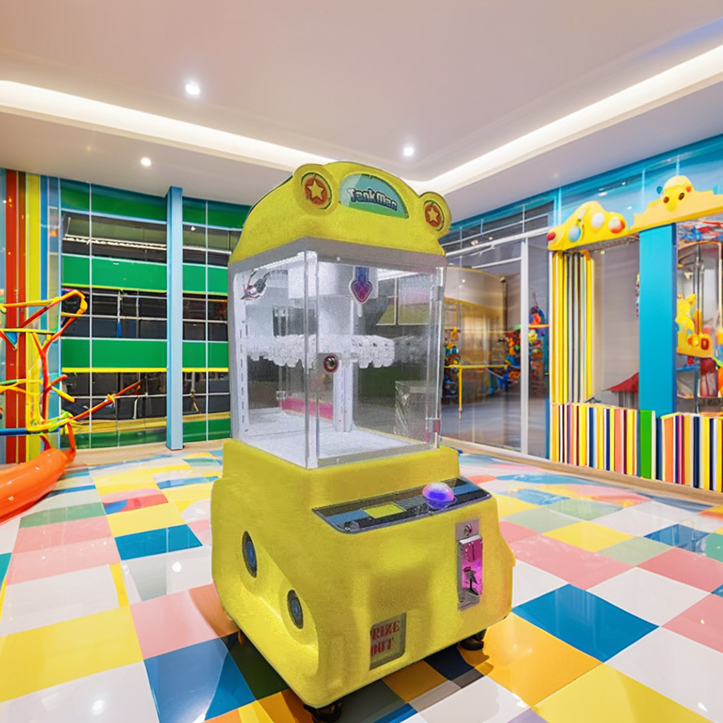 Hot Selling Mini Coin Operated Arcade Games Claw Machine & Crane Kids' Plush Win Always for Coin Pusher
