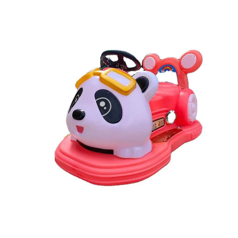 Hot Red Panda Amusement Park Equipment Electric Operation Children's Amusement Park Panda Bumper Car