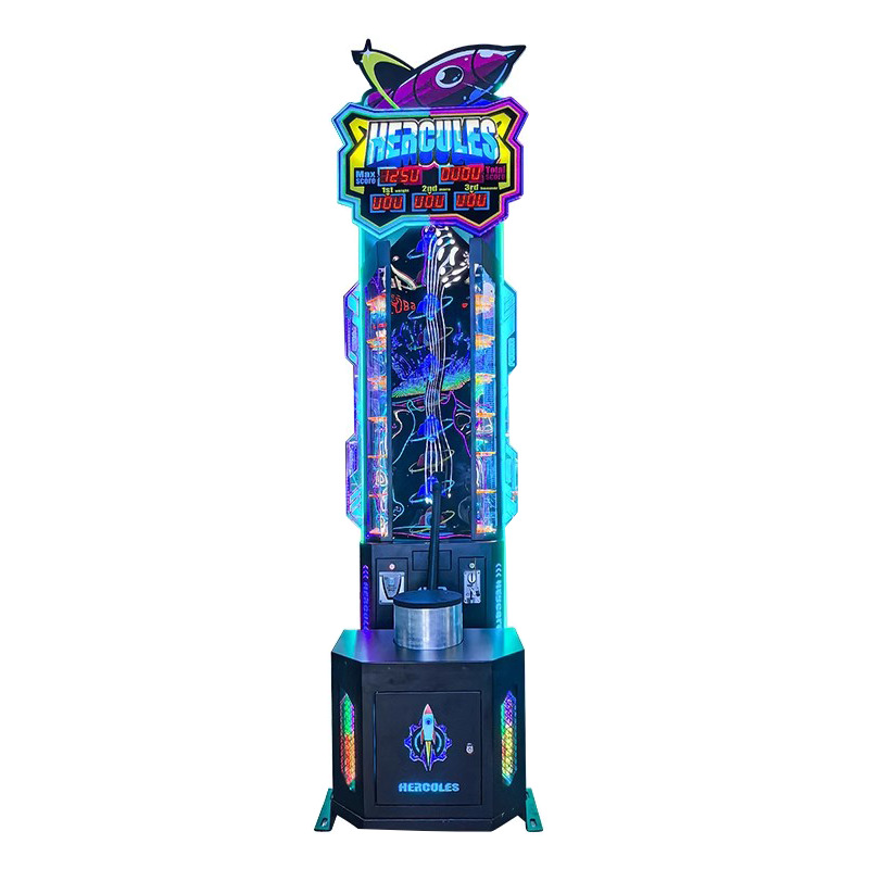 Most Popular Rocket Coin-Operated Game Machine Measuring Force Hammer Equipment