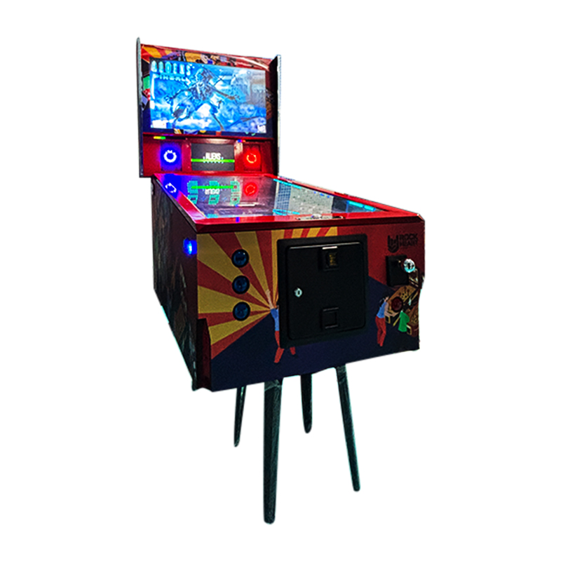 Single-Player Virtual Pinball Machine Arcade Game Coin-Operated for Children & Family Entertainment in Large Shopping Malls