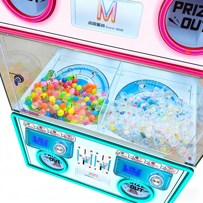 Commercial Dual Layer Metal for Claw Machine | Xiao Wan Shi Dai II 4-Player Capsule Toy Prize Amusement Parks Shopping