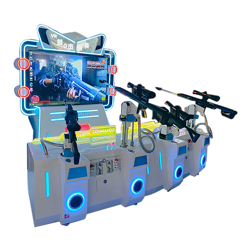 Arcade Shooting Game Machine Gun Simulator Coin Operated Video Game Equipment Interactive Laser Target System for Amusement Park