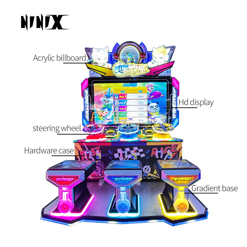 New Design Storm Racer Arcade Game Machine 4 Players Racing Simulator Arcade Game Machine