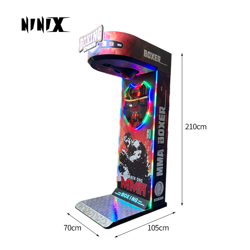 Electronic Boxing Game Machine With  Steel and Iron Material for Indoor Sport Centers and Amusement Parks Boxing Game Machine
