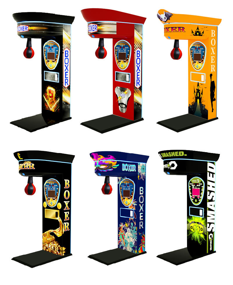 The Most Popular Arcade Coin-operated Boxing Game Console, Test Punch Power Entertainment Center Game Console